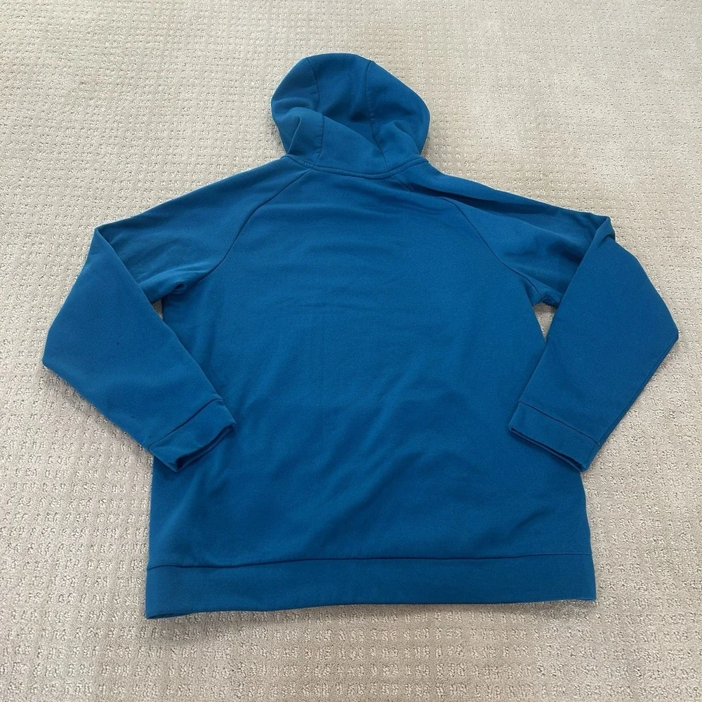 Nike Hoodie Mens Large Blue Pullover Swoosh Athletic Hip Hop Sports Streetwear